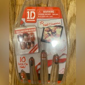 One Direction 3D Press On Nails